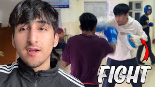 Boxing Gym Mei Ladai Hogyi😱Sahil Rana [upl. by Debbra453]