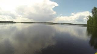 Cabonga Reservoir Quebec Campsite Timelapse [upl. by Kimberley139]