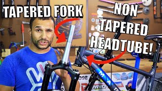 Tapered Fork on a Straight Headtube [upl. by Mahalia]