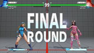 SFV Menat option9 vs Cammy tbackprpr HD 6 [upl. by Eenram]