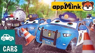 appMink police academy  build a police car  police cadet training [upl. by Atilamrac]