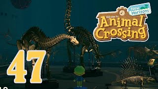 Animal Crossing New Horizons  Fossil Museum Complete  part 47 [upl. by Assirim]