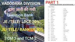 Question Bank Published by BRC Divprepration for JE tele Ldce 20℅and Ranker 30TCM2amp3howusetech [upl. by Lexy]