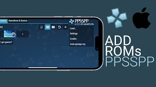 Howto Add ROMs to PPSSPP Emulator for iOS iPhoneiPad [upl. by Ised]