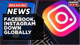 Breaking News  Instagram And Facebook Are Down For Thousands Of Users Across The Globe [upl. by Annayt]