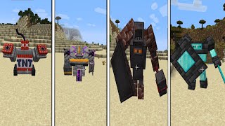 Minecraft Golem Mod  Golemania Mod [upl. by Sharleen650]