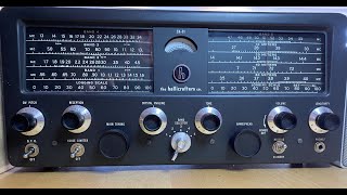 Hallicrafters SX 71 Shortwave Receiver [upl. by Kaine]