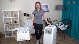 Klimatyzator przenośny Warmtec MORSO KP40W  KP53W unboxing skład zestawu uruchomienie [upl. by Kliber]