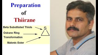 Three Member Heterocycles Preparation of Thiirane Lecture 1 [upl. by Ynnos]