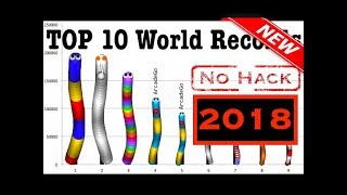 Slitherio  1  TOP 10 NEW World Records Ranking Hall Of Fame Compilation No MOD No Hack No zoom [upl. by Tekcirc]