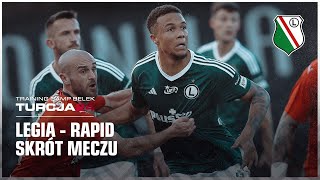 SKRÓT MECZU LEGIA WARSZAWA  RAPID WIEDEŃ 11 [upl. by Audie]