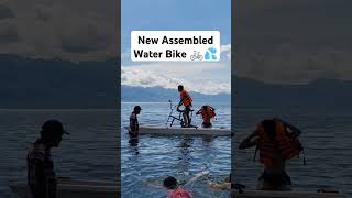 New assembled water Bike 💦🚲 waterbike water wateractivities [upl. by Nylleoj]