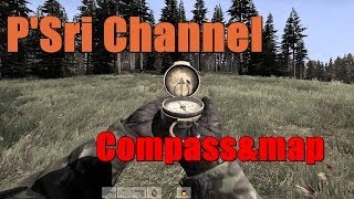 Dayz SAHow to compassampMapวิชาเดินป่า เข็มทิศแผนที่ [upl. by Melly]