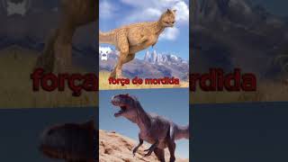 Alossauro VS Carnotauro dinosaur mundodosdinossauros jurassicworld [upl. by Marchal803]