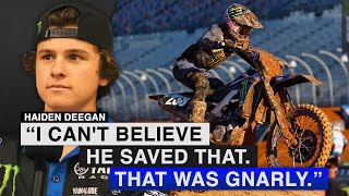 quotI cant believe he saved that That was gnarlyquot  Haiden Deegan on Atlanta [upl. by Oijimer]