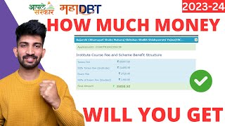 How much Scholarship Amount will you get  When MahaDBT Scholarship Money will come [upl. by Kurland]