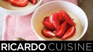 Panna Cotta Au Miel  Ricardo Cuisine [upl. by Bac141]