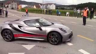 13 Alfa Romeo 4C Sound Acceleration and driving [upl. by Hammad523]