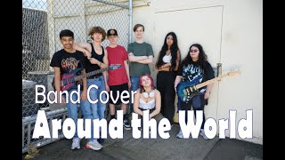 Around the World  Red Hot Chili Peppers  Live Band Cover by teen band Grease Fire [upl. by Limak362]