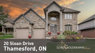 20 Sloan Drive Thamesford  The Lori Goldhawk Team [upl. by Melentha]