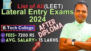 2nd Year BTech Admission After Diploma Diploma to BTech Entrance Exam Direct Govt BTech College [upl. by Ztnaj]