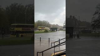 Rainy Day At Salford Uni 🇬🇧 universityofsalford manchester uk shortvideo rain [upl. by Negam835]