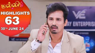 Malli Serial  EP 63 Highlights  30th Jun 2024  Nikitha  Vijay  Saregama TV Shows Tamil [upl. by Floro]