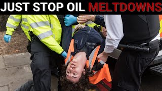 Hysterical Just Stop Oil meltdowns captured [upl. by Illehs634]