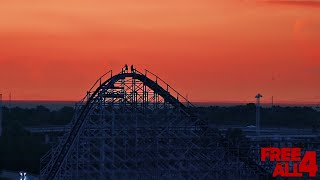 Sunset at the Abandoned Six Flags in New Orleans [upl. by Ahsekar]