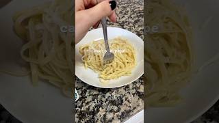 cacio e pepe 🥰 easy and delicious pasta cacioepepe pasta easyrecipe lunch [upl. by Noirb605]