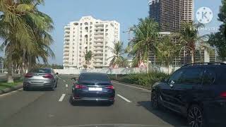 Cornish road 🛣️ Jeddah Saudi Arabia 🇸🇦 car drive video in Jeddah [upl. by Nugent]