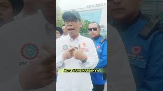 KEMENAKER DIPENUHI MASSA AKSI BURUHPEKERJA [upl. by Eilrebma]