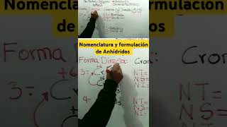 Anhídridos u óxidos no Metálicos formulación y nomenclatura química anhidridos [upl. by Nywroc]