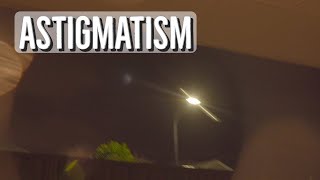 ASTIGMATISM vision vs NORMAL vision [upl. by Hsepid616]