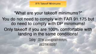 IFR Takeoff Minimums [upl. by Alioz]