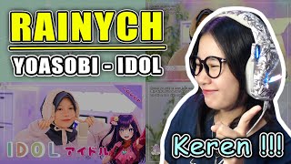 REACTION RAINYCH COVER YOASOBI  IDOL [upl. by Llemhar]