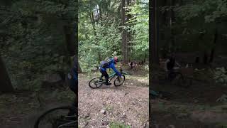 Shred the gnar 😮‍💨 shred gnar mtb enduromtb swissadventure swissmountain downhill scary [upl. by Issy]