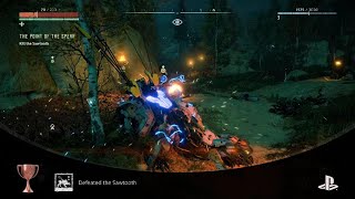 How to defeated the sawtooth Horizon Zero Dawn Remastered [upl. by Ramyar]