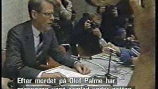 Olof Palme mördad Reaktioner [upl. by Kcoj]