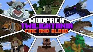 PACK DE MODS PARA MINECRAFT 1122  MODPACK TWILIGHTANIA FIRE AND BLOOD [upl. by Angus]