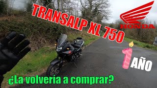 TRANSALP XL 750 DESPUES DE 1 AÑO y 15000 KM ¿La RECOMIENDO Lo MEJOR y lo PEOR de esta BESTIA [upl. by Aihseya943]