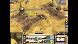 Command And Conquer Generals Zero Hour A Global Crisis Israel Gameplay [upl. by Rhonda]