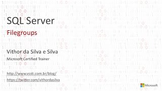 SQL Server Filegroups [upl. by Pepe566]