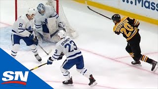 Bruins’ Joakim Nordstrom Squeaks Puck By Frederik Andersen To Open Scoring In Game 7 [upl. by Devina755]