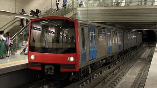 Metropolitano de Lisboa  Lisbon Metro Linha Vermelha  Red Line Cabo Ruivo  Aeroporto ML95 [upl. by Artinak350]