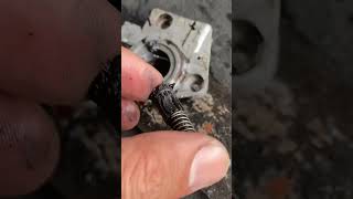 Replace oil pump for chainsaw husqvarna chainsaw husqvarnachainsaw brushcuter stihl diy [upl. by Mason54]