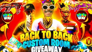 🔴Live FREE FIRE GIVEAWAY CUSTOM ROOM  FF LIVE TEAM CODE GIVEAWAY  FF LIVE REDEEM CODE GIVEAWAY [upl. by Kavanagh]