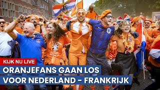 KIJK TERUG Uitzinnige Oranjemars voor EKkraker tegen Frankrijk [upl. by Cara]