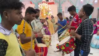 Durga Puja Best Kurkuri Bajna at Khan Para Santipur durgapuja [upl. by Marcellus968]