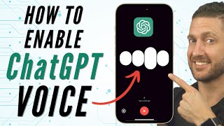 How to Enable ChatGPT Voice to Voice on Phone iPhone amp Android Talk to ChatGPT [upl. by Araiek]